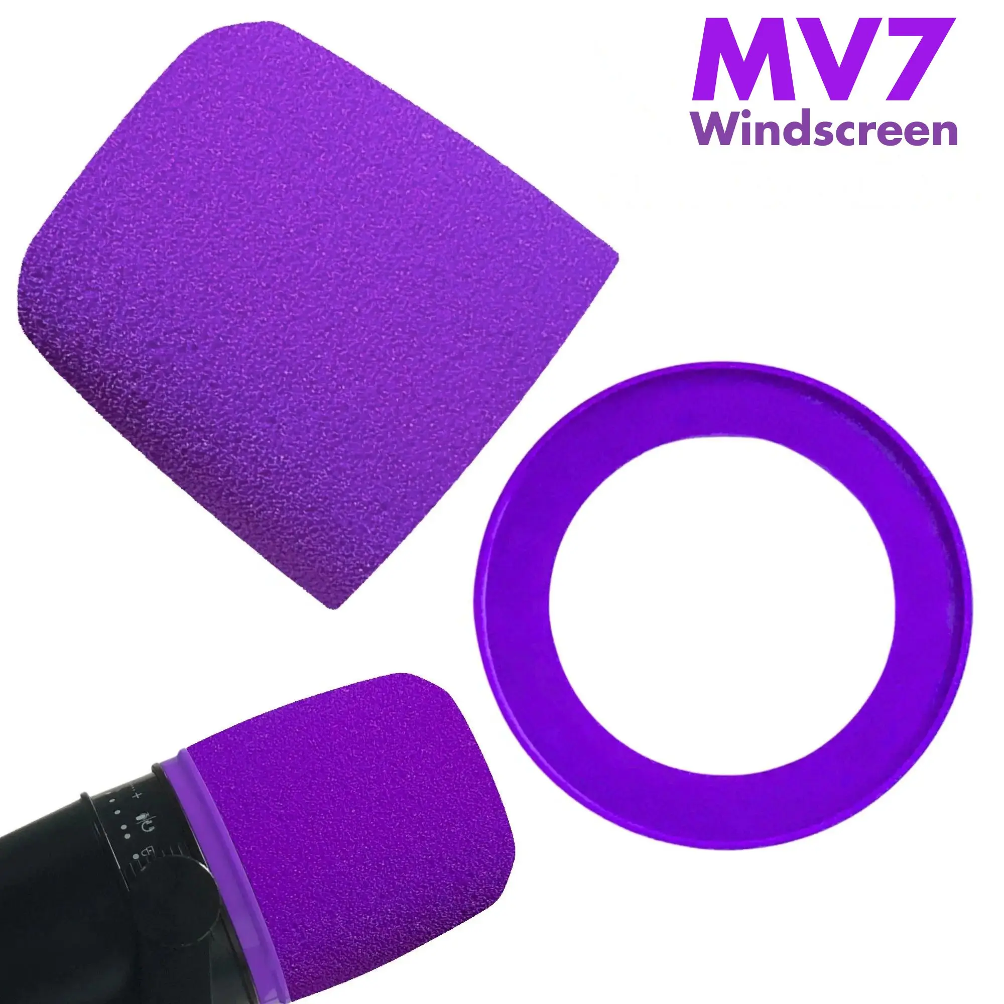 Shure Mic Mv7 - Espuma MV7 para Microfones Shure MV7,
